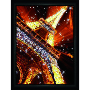 Огни Парижа Готовая картина стразами Чарівна Мить  КС-1035
