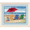 Тріо пляжних крісел Набір для вишивання (гобелен) DIMENSIONS 72-120022