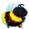 Пчелка Набор для вышивания нитками на пластиковой канве Alisena 8060а