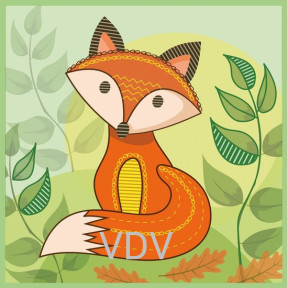 Лисичка Набор для вышивания декоративными швами VDV ТВ-0012