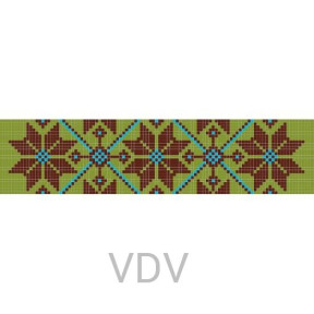 Браслет широкий Набор для вышивания бисером VDV БШ-017
