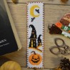 Тыква на Хеллоуин Набор для вышивки крестом закладки Повитруля