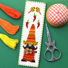Гном мексиканец Набор для вышивки крестом закладки Повитруля KSK2-208