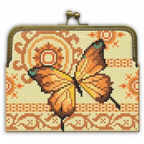 Золотий метелик Сумочка для вишивки бісером Повітруля FB8-04