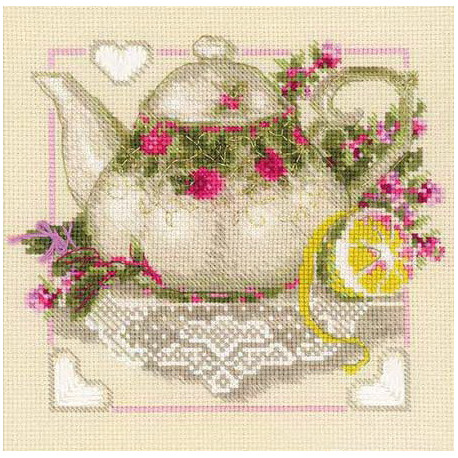 Набір для вишивки хрестиком Ріоліс 1477 Чай з лимоном фото