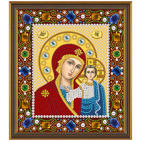 Набор для вышивания бисером Нова Слобода Д-6025 Богородица