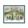 Рождественский магазин Набор для вышивания крестом с печатной схемой на ткани Joy Sunday FA336