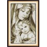 Дева Мария Набор для вышивания крестом с печатной схемой на ткани Joy Sunday RA026